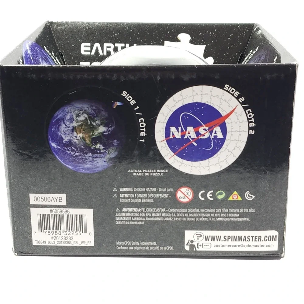 NASA EARTH 2-Sided Shaped Jigsaw Puzzle & Storage Tin 100 Piece 14